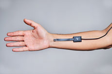 Hidden exam camera on wrist